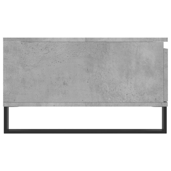 Table basse gris béton 90x60x35 cm bois d'ingénierie - Photo n°7