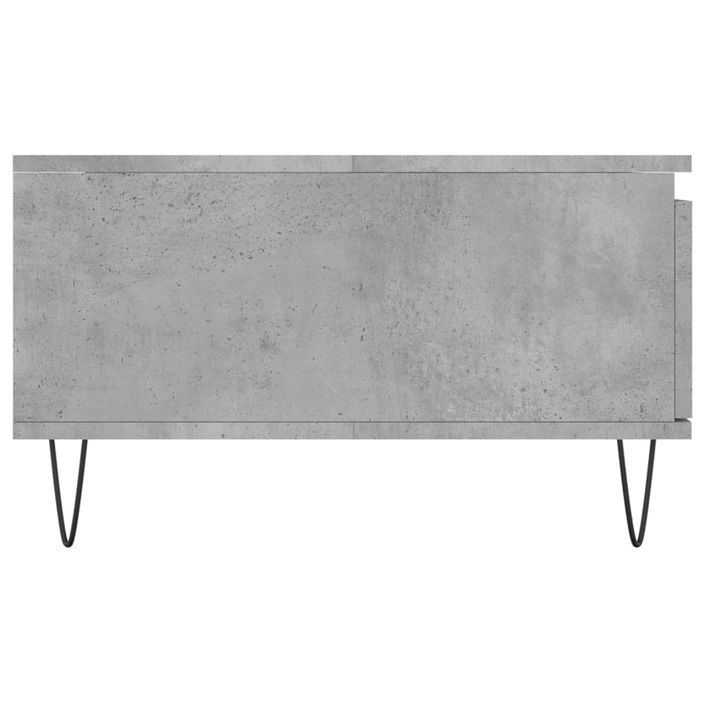 Table basse gris béton 90x60x35 cm bois d'ingénierie - Photo n°7