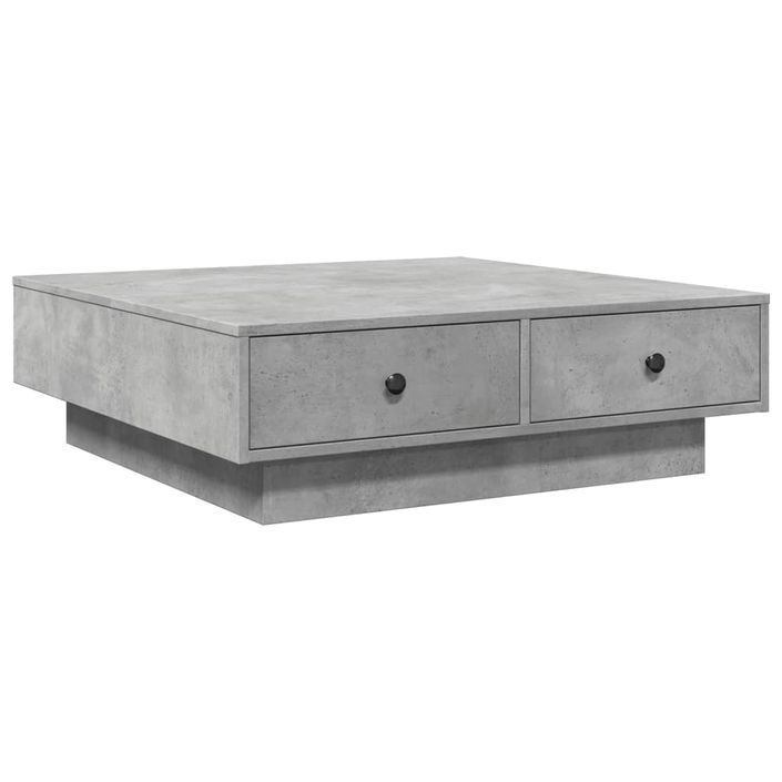 Table basse Gris béton 90x90x28 cm - Photo n°2