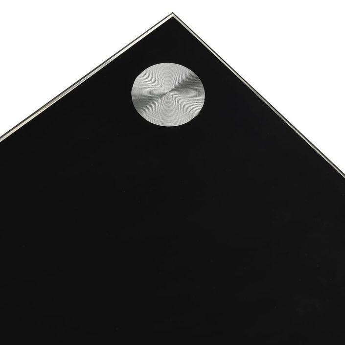 Table basse Noir 110x43x60 cm Verre trempé Louza - Photo n°4