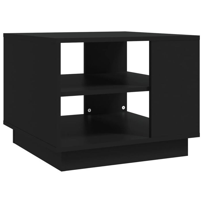 Table basse Noir 55x55x43 cm - Photo n°1