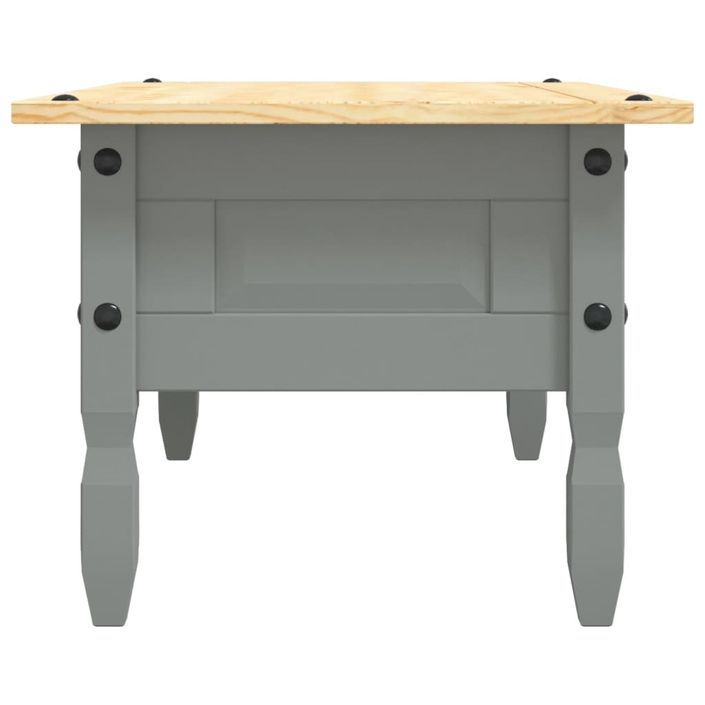 Table basse Pin mexicain Gamme Corona Gris 100x55x44 cm - Photo n°5