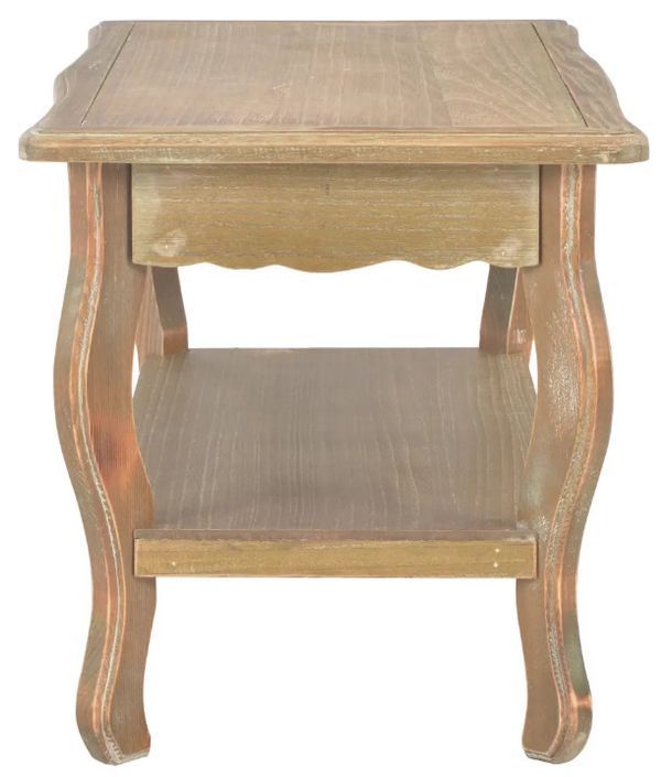 Table basse rectangulaire bois et pin massif clair Pamela - Photo n°3