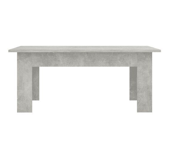 Table basse rectangulaire bois gris béton Léonie - Photo n°4