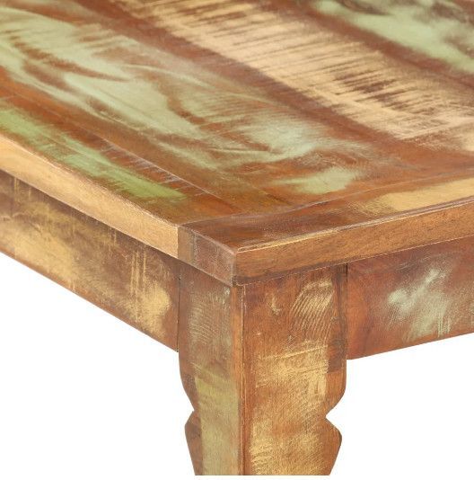 Table basse rectangulaire bois massif recyclé clair Zingo L 110 cm - Photo n°3