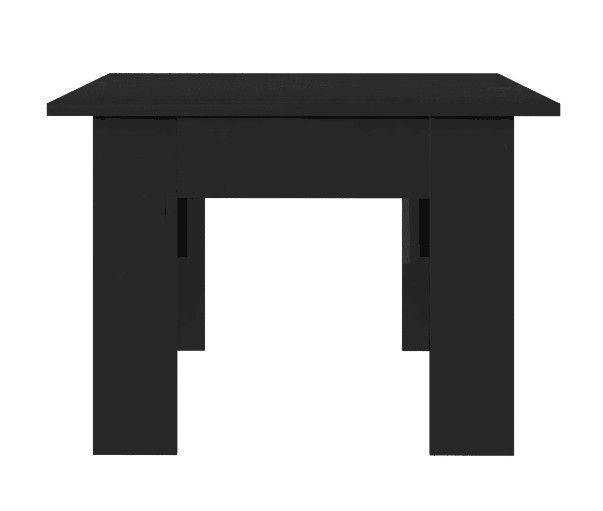 Table basse rectangulaire bois noir brillant Léonie - Photo n°5