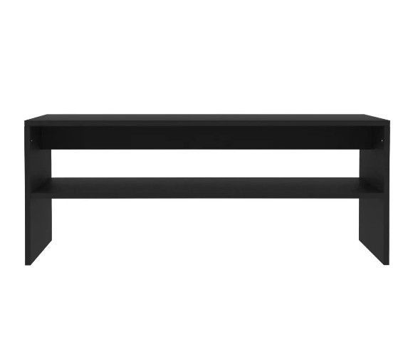 Table basse rectangulaire bois noir Sonya - Photo n°4
