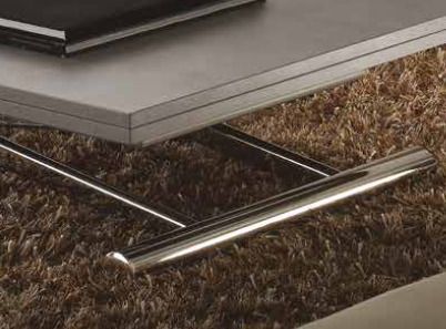 Table basse relevable bois gris basalte Soft 110x70/140 cm - Photo n°8