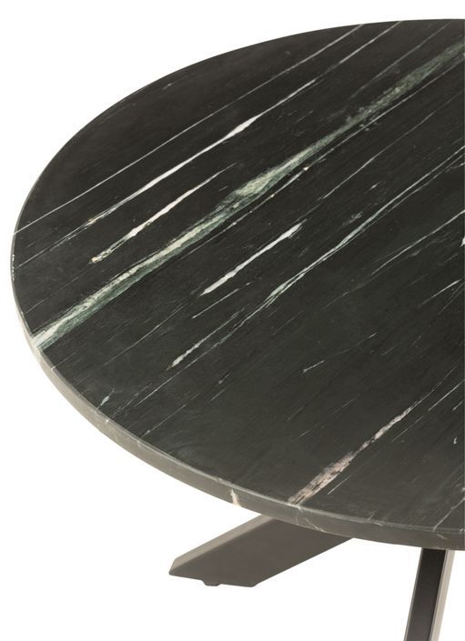Table basse rond métal noir Marc D 80 cm - Photo n°3