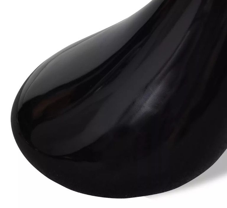 Table basse ronde verre trempé et fibre de verre noir brillant Ben - Lot de 2 - Photo n°5