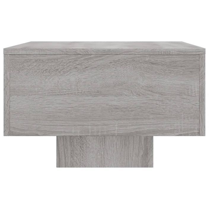 Table basse sonoma gris 100x49,5x31 cm bois d'ingénierie - Photo n°5