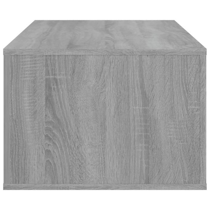 Table basse Sonoma gris 100x50,5x35 cm Bois d'ingénierie - Photo n°8