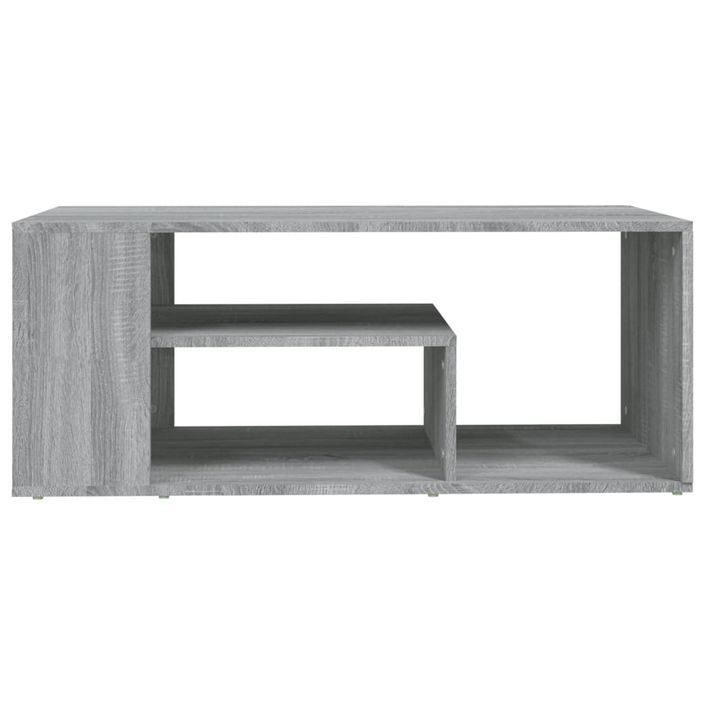 Table basse Sonoma gris 100x50x40 cm Bois d'ingénierie - Photo n°3