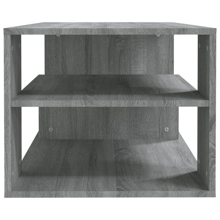 Table basse Sonoma gris 100x50x40 cm Bois d'ingénierie - Photo n°4