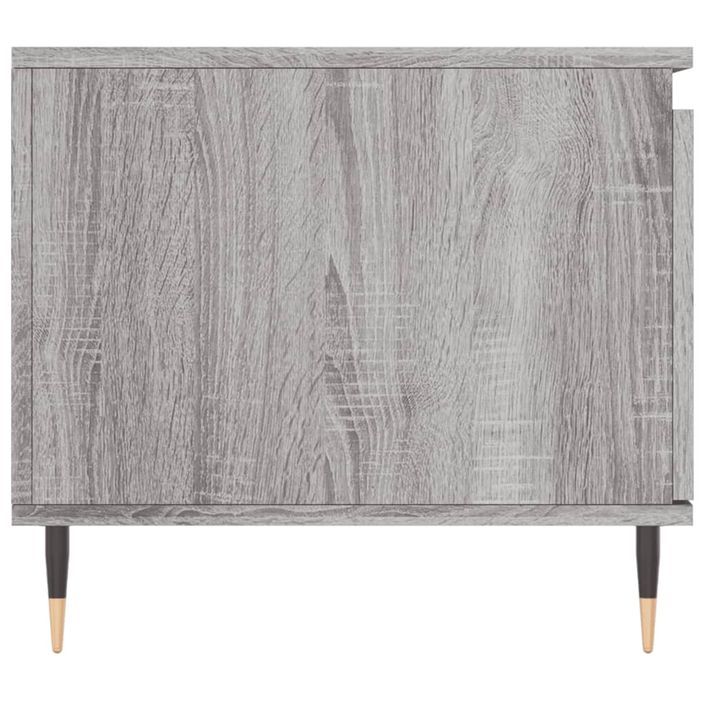 Table basse Sonoma gris 100x50x45 cm Bois d'ingénierie - Photo n°7