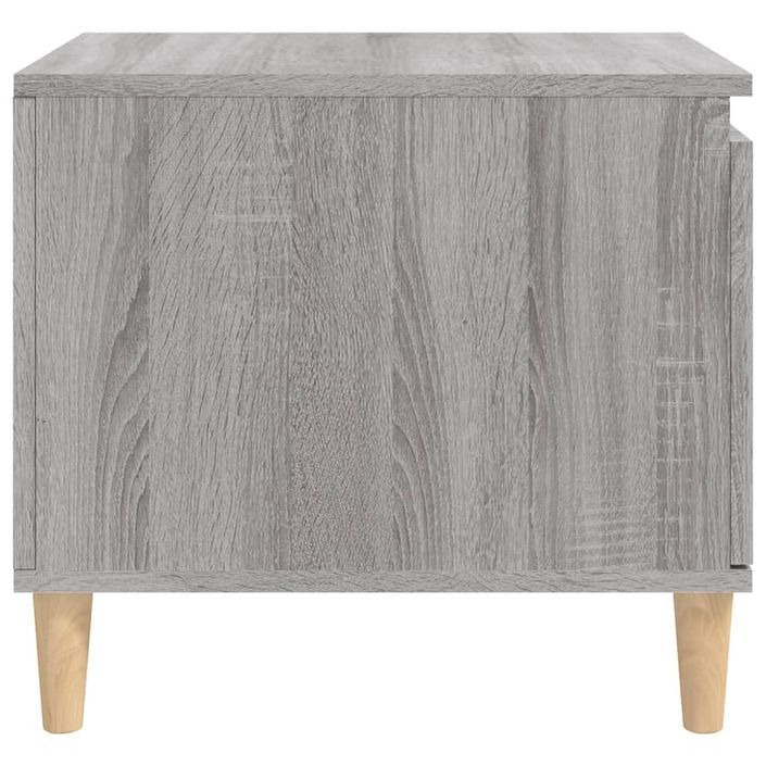 Table basse Sonoma gris 100x50x45 cm Bois d'ingénierie - Photo n°7