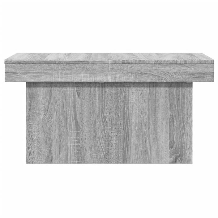 Table basse sonoma gris 100x55x40 cm bois d'ingénierie - Photo n°5