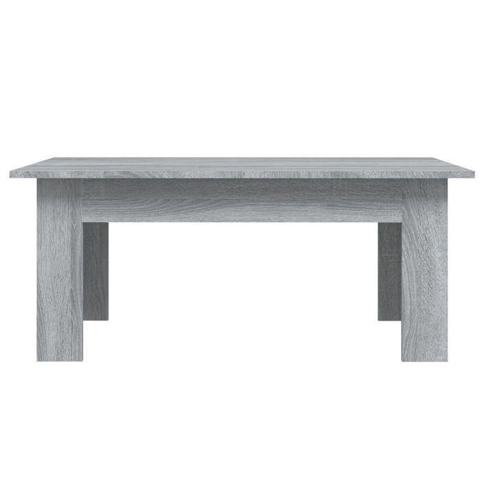 Table basse Sonoma gris 100x60x42 cm Bois d'ingénierie - Photo n°5