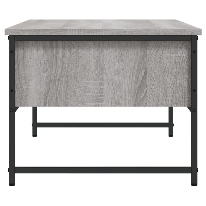 Table basse sonoma gris 101x49x39,5 cm bois d'ingénierie - Photo n°7