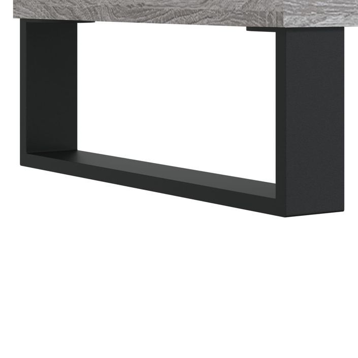 Table basse sonoma gris 102x44,5x50 cm bois d'ingénierie - Photo n°9