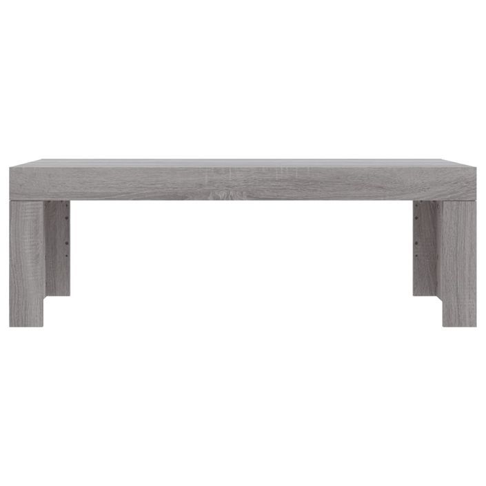 Table basse sonoma gris 102x50x36 cm bois d'ingénierie - Photo n°4