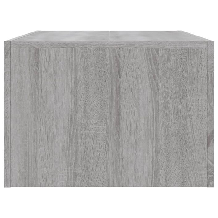 Table basse sonoma gris 102x50x36 cm bois d'ingénierie - Photo n°5