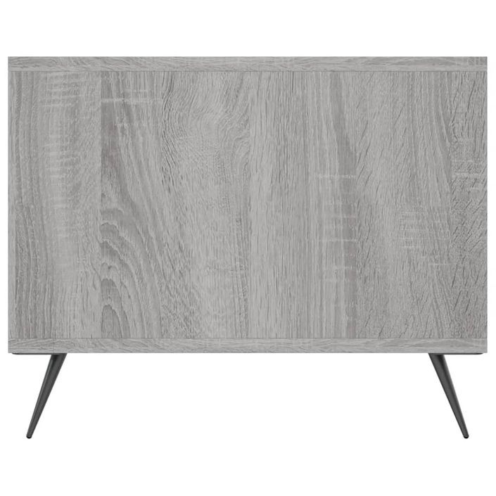 Table basse sonoma gris 102x50x40 cm bois d'ingénierie - Photo n°7