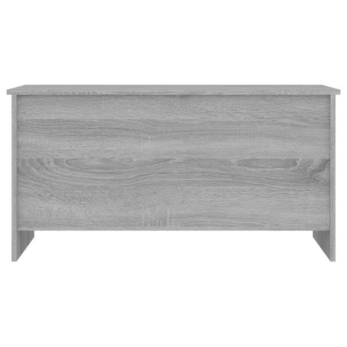 Table basse sonoma gris 102x55,5x52,5 cm bois d'ingénierie - Photo n°4