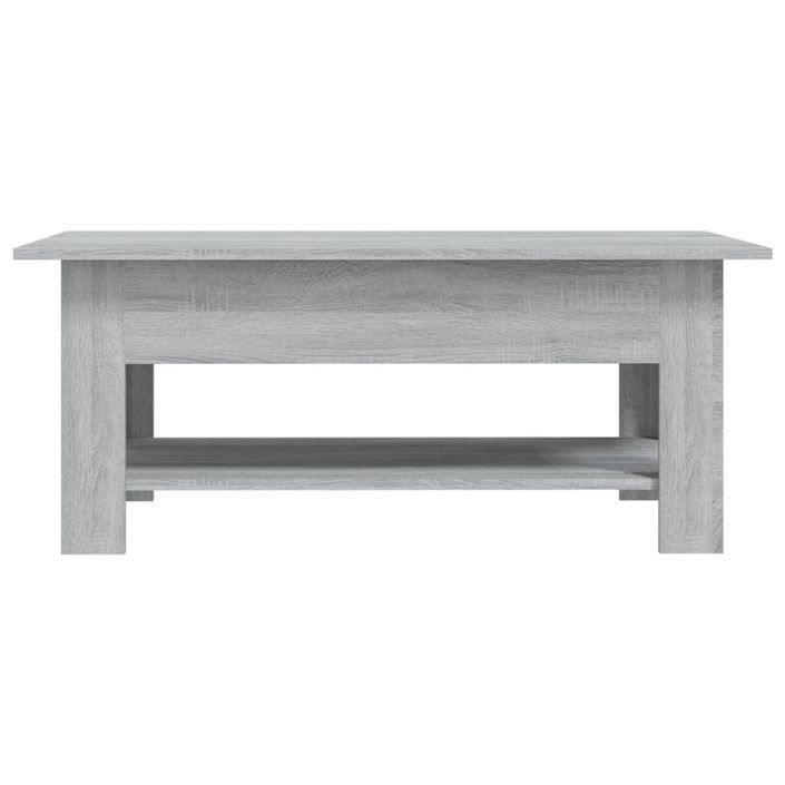 Table basse Sonoma gris 102x55x42 cm - Photo n°3