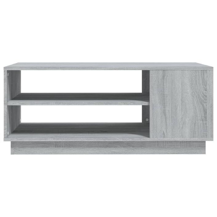 Table basse Sonoma gris 102x55x43 cm - Photo n°3