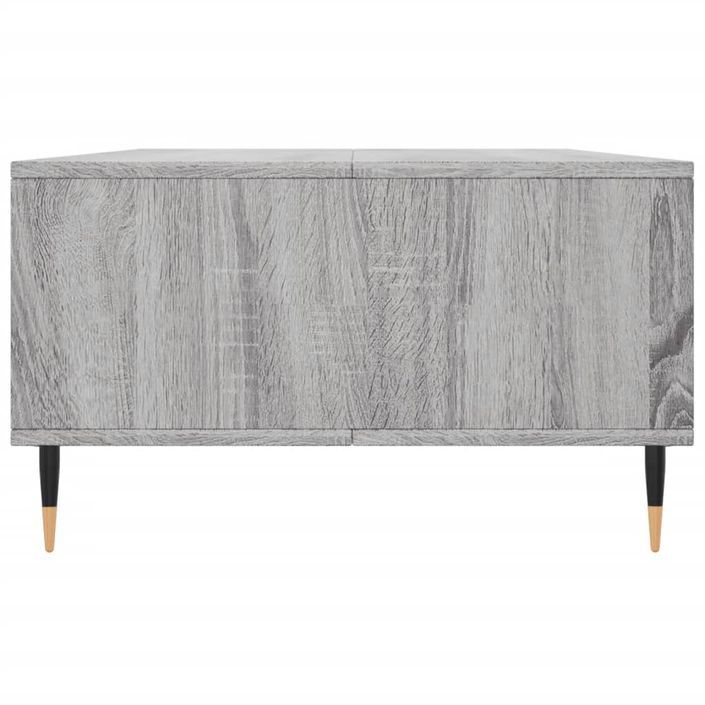 Table basse sonoma gris 104x60x35 cm bois d'ingénierie - Photo n°7