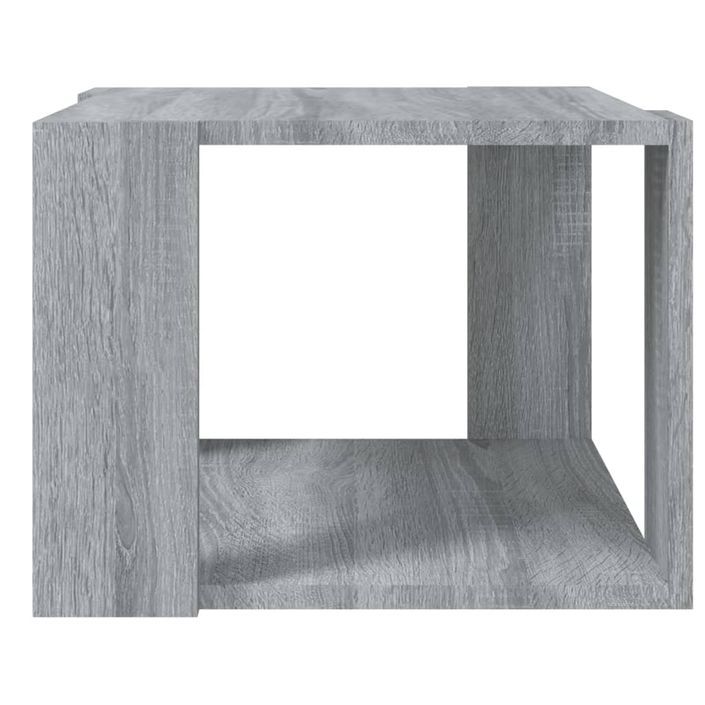 Table basse Sonoma gris 40x40x30 cm Bois d'ingénierie - Photo n°5