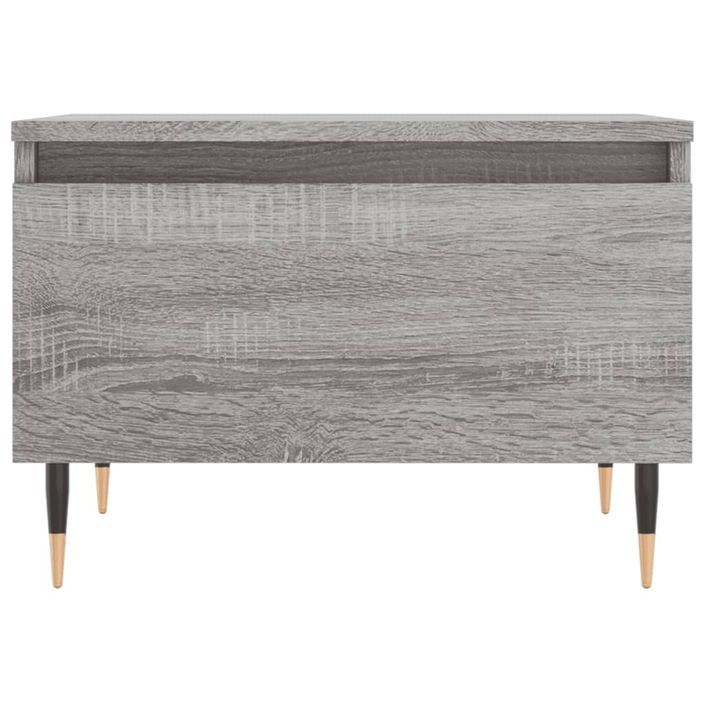 Table basse sonoma gris 50x46x35 cm bois d'ingénierie - Photo n°5