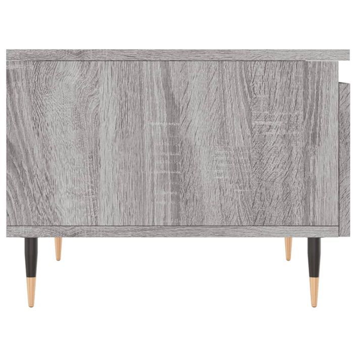 Table basse sonoma gris 50x46x35 cm bois d'ingénierie - Photo n°7