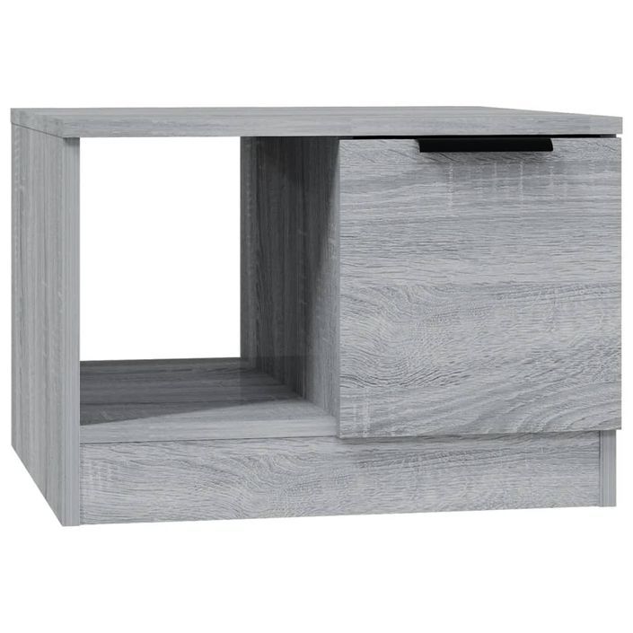 Table basse sonoma gris 50x50x36 cm bois d'ingénierie - Photo n°2