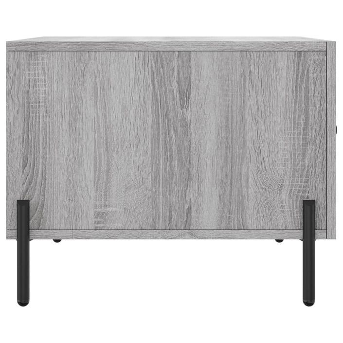 Table basse Sonoma gris 50x50x40 cm Bois d'ingénierie - Photo n°7