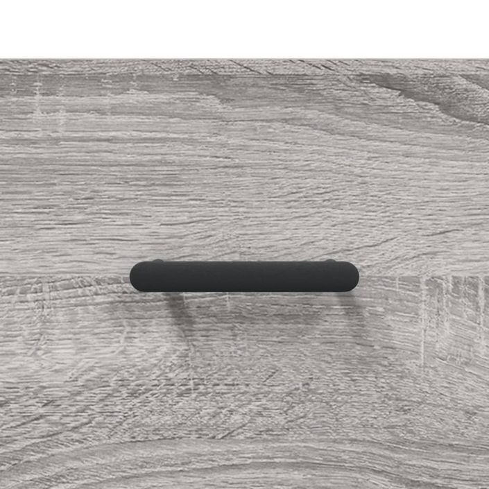 Table basse Sonoma gris 50x50x40 cm Bois d'ingénierie - Photo n°9