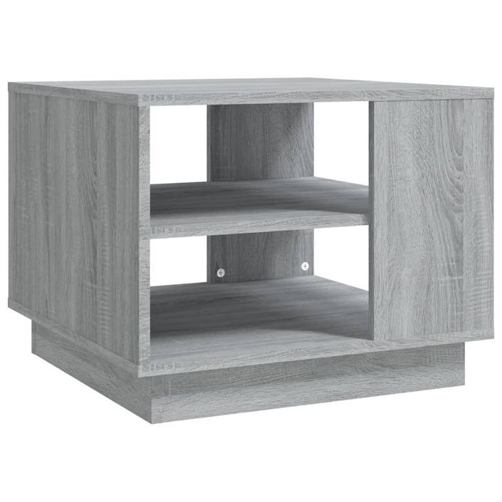 Table basse Sonoma gris 55x55x43 cm - Photo n°1