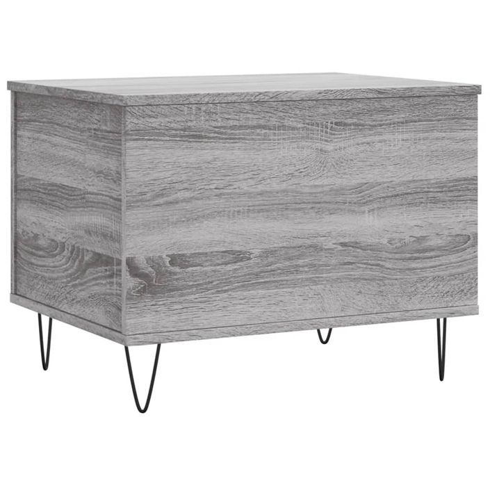 Table basse Sonoma gris 60x44,5x45 cm Bois d'ingénierie - Photo n°5