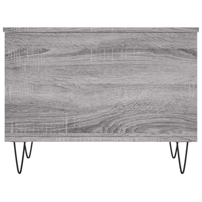 Table basse Sonoma gris 60x44,5x45 cm Bois d'ingénierie - Photo n°6