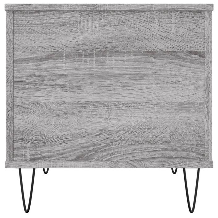 Table basse Sonoma gris 60x44,5x45 cm Bois d'ingénierie - Photo n°7