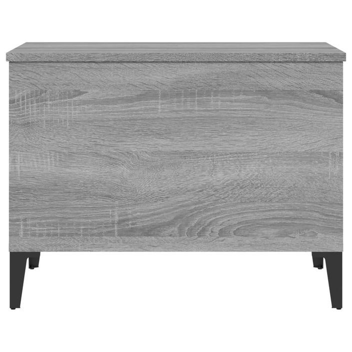 Table basse Sonoma gris 60x44,5x45 cm Bois d'ingénierie - Photo n°7