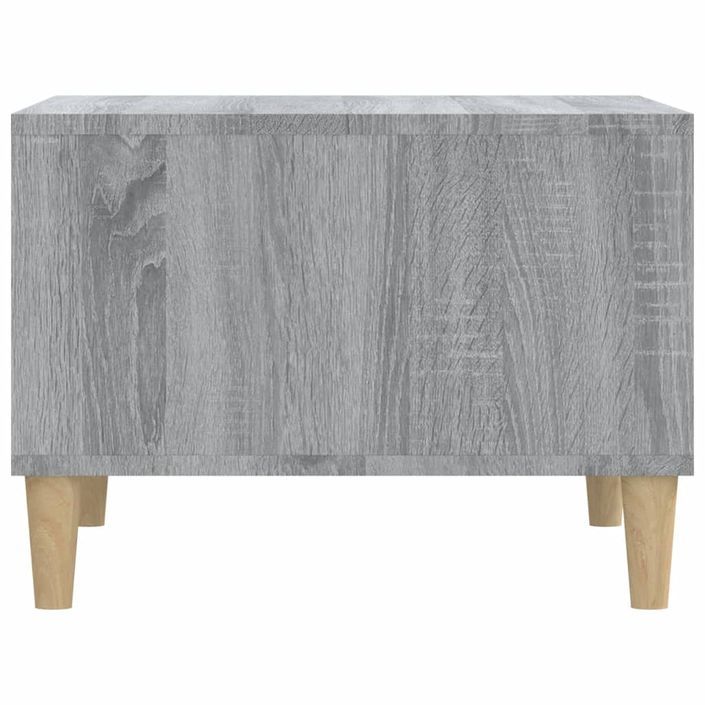 Table basse Sonoma gris 60x50x36,5 cm Bois d'ingénierie - Photo n°6