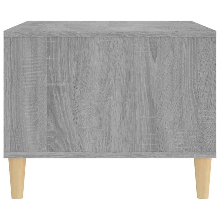 Table basse Sonoma gris 60x50x40 cm Bois d'ingénierie - Photo n°6