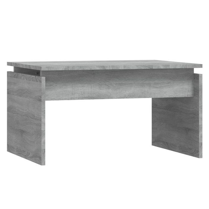 Table basse Sonoma gris 68x50x38 cm Bois d'ingénierie - Photo n°1