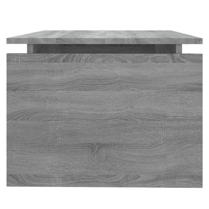 Table basse Sonoma gris 68x50x38 cm Bois d'ingénierie - Photo n°6