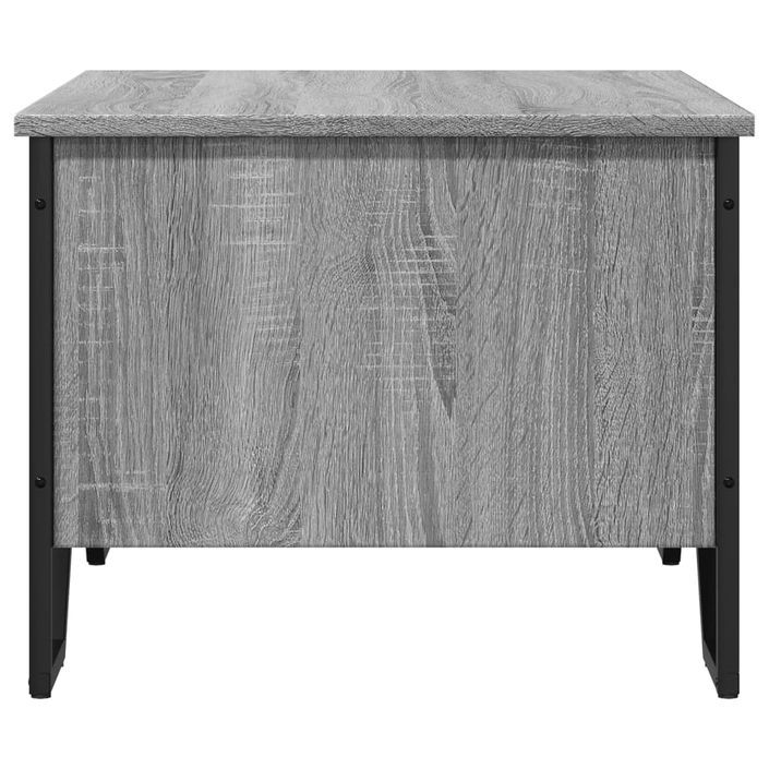 Table basse sonoma gris 75x51x40 cm bois d'ingénierie - Photo n°6