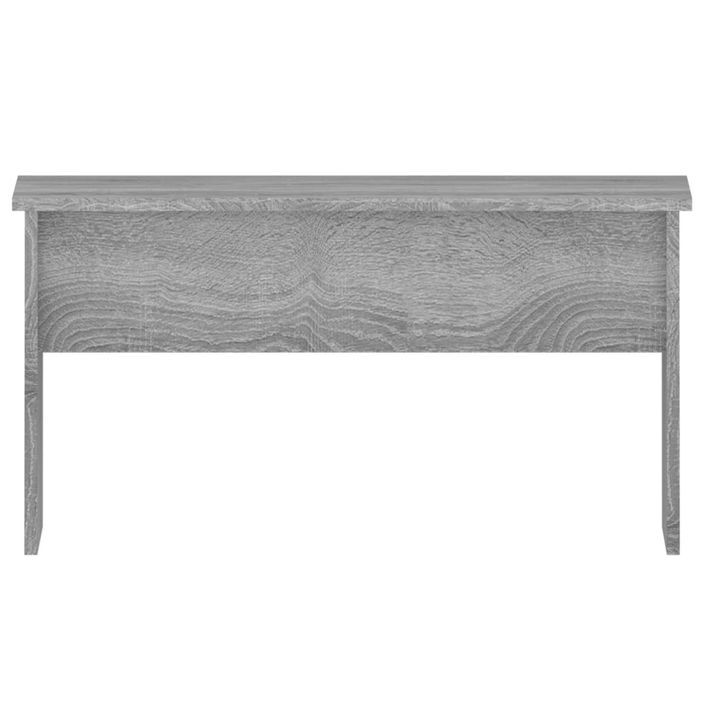 Table basse Sonoma gris 80x50,5x41,5 cm Bois d'ingénierie - Photo n°4