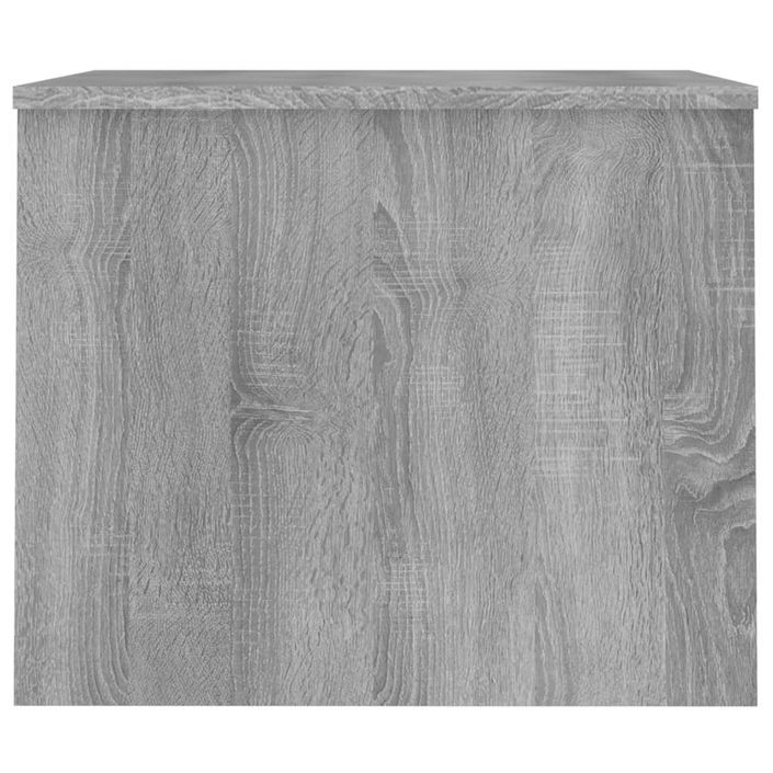 Table basse Sonoma gris 80x50,5x41,5 cm Bois d'ingénierie - Photo n°5