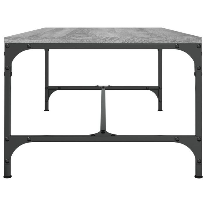 Table basse Sonoma gris 80x50x35 cm Bois d'ingénierie - Photo n°5